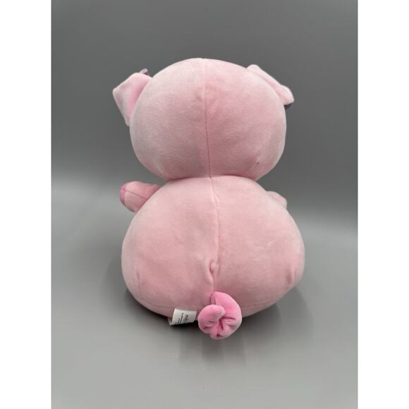 Make Believe Ideas Pink Pig Sitting Plush 8.5” Weighted Stuffed Animal - Picture 5 of 7